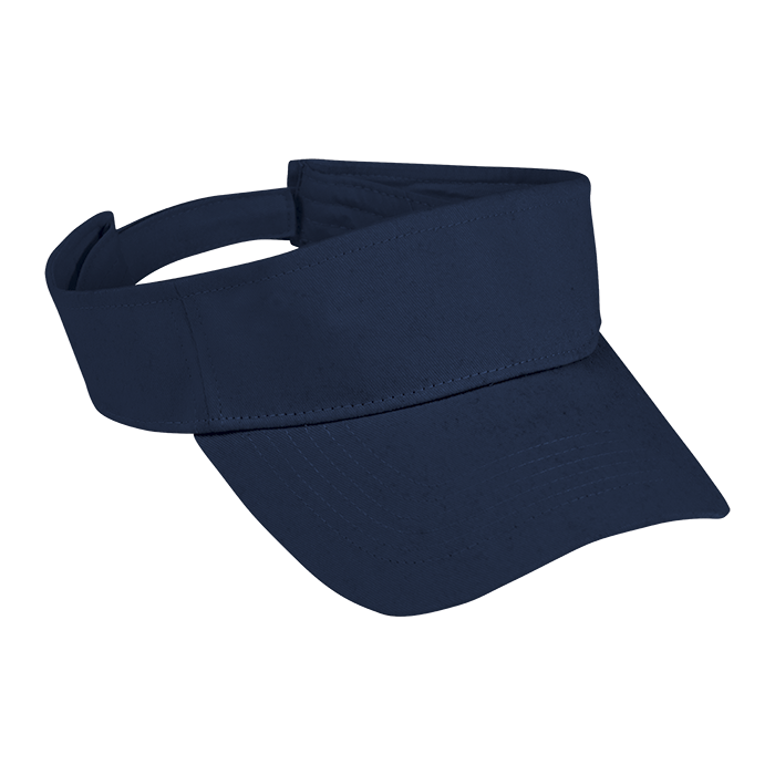 navy blue visor hat