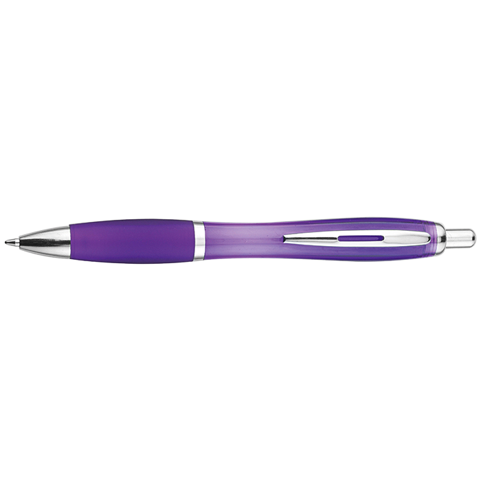 Curved Design Ballpoint Pen with Coloured Barrel - Nationwide Delivery ...